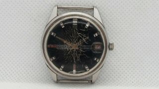 Vintage CITIZEN Master 21 Jewel Automatic Men ' s Wrist Watch parts Stainless 2