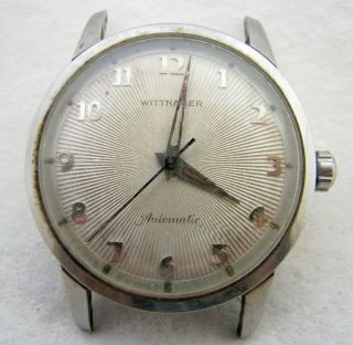 Vintage Mens Wittnauer Automatic Wristwatch Watch Parts Repair