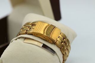 Mens armitron gold tone wrist watch chronograph 20/4664gp 6p298 box 7