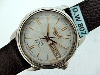 Vintage Tissot Visodate Seastar Mens Ss Auto Thick Lugs Day Date Dw807 Watch $1
