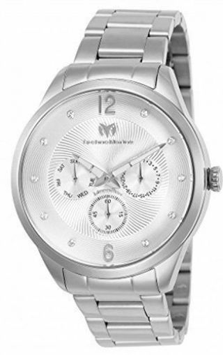 Mens Technomarine Tm - 117039 Silver Stainless Steel 42mm Watch