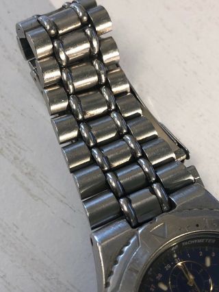 PULSAR N945 - 6A10 100M Quartz Alarm Chronograph Stainless Watch - 2