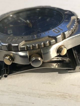 PULSAR N945 - 6A10 100M Quartz Alarm Chronograph Stainless Watch - 6