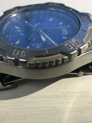 PULSAR N945 - 6A10 100M Quartz Alarm Chronograph Stainless Watch - 7