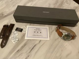 Seiko Alpinist Automatic Watch (SARB017) Box Hang Tags And Book Extra Strap 5