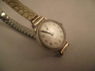 Lovely Vintage 9ct Gold Avia Ladies Watch
