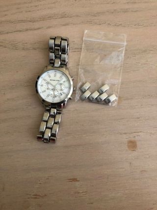 Michael Kors Ritz Silver - Tone Wrist Watch for Women 4