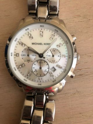 Michael Kors Ritz Silver - Tone Wrist Watch for Women 5
