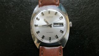 3 - Vintage S/steel Swiss Made J.  W.  Benson Automatic Gents Watch.