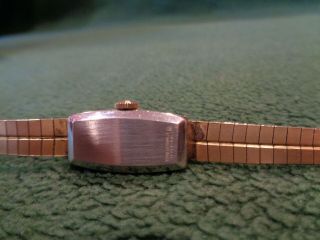 Ladies Vintage 1960 ' s GRUEN 10K RGP Rolled Gold Plate 17 Jewel Watch - Runs 6