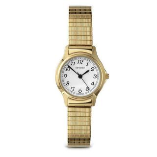 Sekonda 4134b Ladies Gold Plated Expanding Bracelet Watch Rrp£44.  99