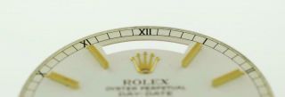 Men Rolex DayDate 36mm 18238 18038 Matte White Stick Dial 18KY Y23 3