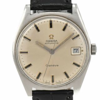 Auth Vintage Omega Geneve Silver Dial Cal.  565 Automatic Men 