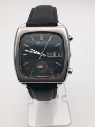 Seiko 7016 5000 Chronograph Automatic Watch.  Running.  For Project/restoration