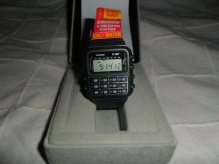 Vintage Casio Calculator Watch C - 80 Made In Japan N.  O.  S.