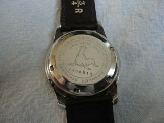 70 ' s S/S Men ' s Seiko Sea Lion M55 Diashock Self Winding Automatic Watch & Band 7