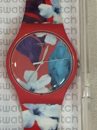 Swatch Watch - Wristwatch - Mister Parrot - Gent - Silicone Strap - Nwt