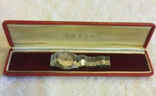 Omega Constellation Manhattan Ss Unisex Quartz Watch Swiss Luxury