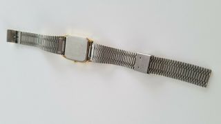 Vintage Seiko Men ' s Analog Bracelet Watch Quartz Gold Tone Stainless Steel 4