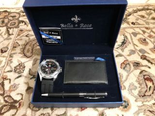 Bella & Rose Watch (with Business Card Holder,  Pen And Case)