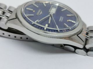 Vintage Longines Conquest Automatic Day/Date Blue Dial - Cal L636.  1 - 35 mm 6