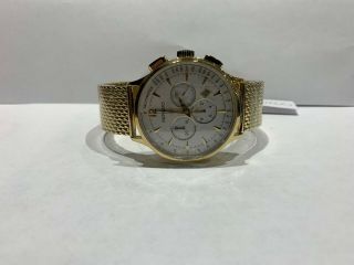 Movado Men ' s Watch Circa Chronograph Yellow Gold Expansion Bracelet 0607080 3