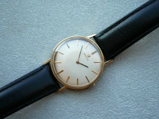 Omega Vintage 14k G.  F.  With Cal.  620 Mechanical Mens Wristwatch Watch