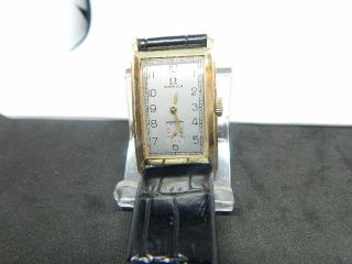 Vintage Men ' s Omega 14K Solid Gold Wrist Watch - Very 3