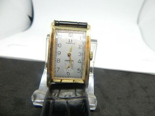 Vintage Men ' s Omega 14K Solid Gold Wrist Watch - Very 4