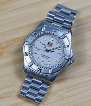 Tag Heuer 2000 Series We1111 - R Stainless Steel Divers Watch 38mm Quartz