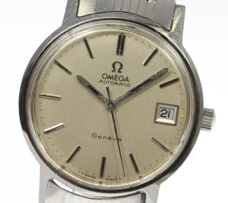 Omega Geneve Automatic Cal.  1012 Silver Dial Men 