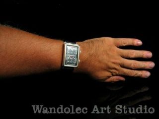 Longines Vintage Men ' s Wrist Watch Art Deco Men Black Silver Mens Wristwatches 12