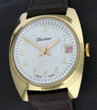 Vintage Swiss Watch Classic 1970 Old Stock Nos