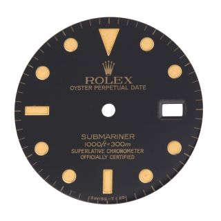 Rolex Submariner 16613 16803 16618 16808 Black Two Tone Patina Dial
