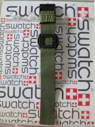 Swatch Naxos PWB149 1990 Pop 39mm Textile NOS 3