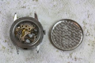 Vintage Movado Triple - Date Calendar Wristwatch 33mm Steel NR FOR REPAIR 6