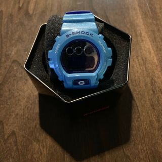 Casio G Shock Dw - 6900 Cb Men’s Watch Adult Owned Turquoise Purple
