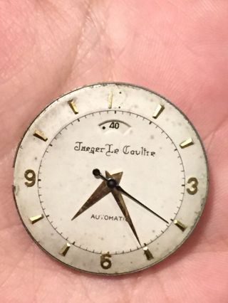 Vintage Lecoultre 481 Power Reserve Watch Movement =runs