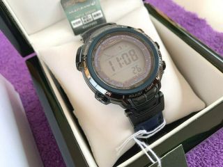 CASIO PRO TREK PRX - 2000LC - 1JF Black Titanium Wrist Watch Manaslu JAPAN 3