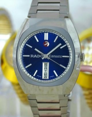 Rado Conway Swiss Made Ss Vintage 1970 Automatic Men 