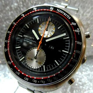 Vintage Seiko Ufo 6138 - 0011 Chronograph Automatic Watch