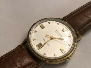 Baylor Skystar Automatic W/ Date Vintage Swiss Watch - Men 