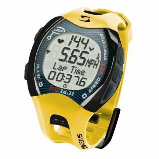 Sigma Rc 14.  11 Running Computer Sports Heart Rate Monitor Digital Watch Yellow