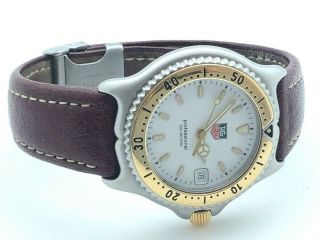 TAG HEUER Professional 18k Yellow Gold & Stainless Steel WI1150 - KO SERVICED BOX 11