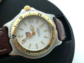 TAG HEUER Professional 18k Yellow Gold & Stainless Steel WI1150 - KO SERVICED BOX 6
