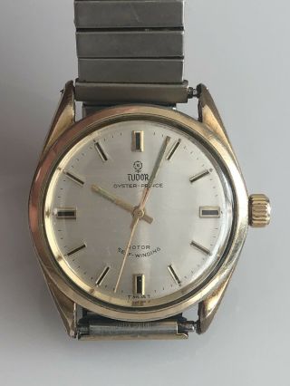 1966 Tudor Oyster - Prince 7995 Gold - Plated Men’s Auto Watch C.  2483