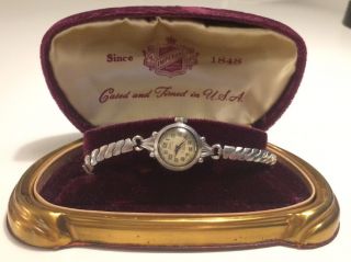 Rare Vintage Suter Ladies Wrist Watch 17 Jewel Waterproof Swiss Made
