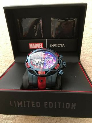 Invicta Marvel Limited Edition Spiderman Quartz Venom Bracelet Watch