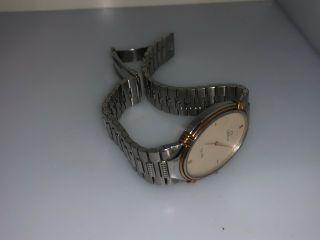 Omega De Ville Vintage Mens SS Steel and 18K Gold Watch 2