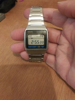 Vintage 1978 Seiko M354 - 5010 James Bond Men ' s Digital LCD Watch 3